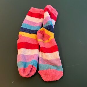 Unisex rainbow fuzzy socks